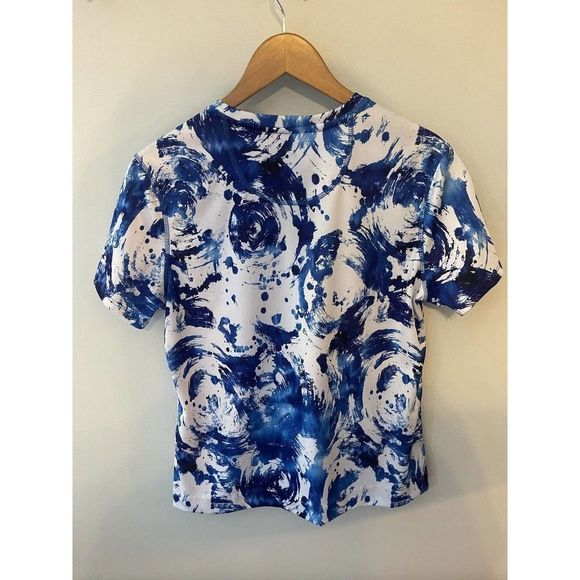 Reel Legends Shirt Womens Large Blue Tie Dye FreeLine Fishing Fisherman Ladies - Picture 2 of 5